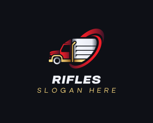 Truck Logistics Courier Logo