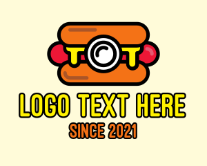 Photobooth - Hot Dog Camera logo design