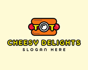 Cheesy - Hot Dog Camera logo design