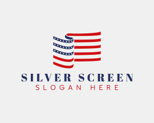 United States - United States Patriotic Flag logo design