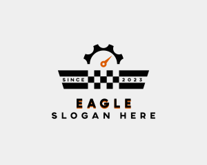 Racer - Automobile Pit Stop logo design