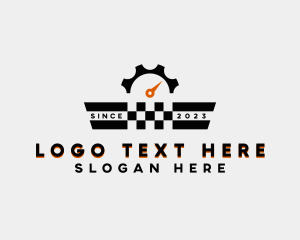 Chequered - Automobile Pit Stop logo design