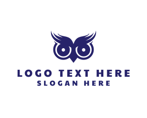 Owl Wildlife Zoo Logo