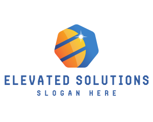 Solar Power Technology logo design