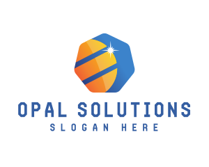 Solar Power Technology logo design