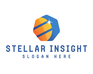 Cosmology - Solar Power Technology logo design