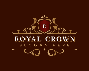 Royalty Crown Crest logo design