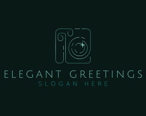 Elegant Camera Photography logo design