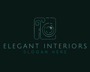 Elegant Camera Photography logo design