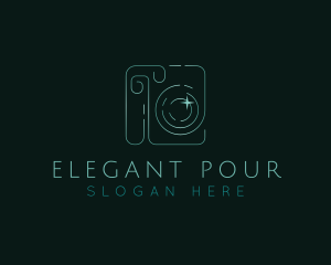 Elegant Camera Photography logo design