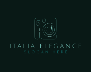 Elegant Camera Photography logo design