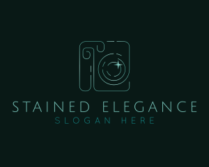 Elegant Camera Photography logo design