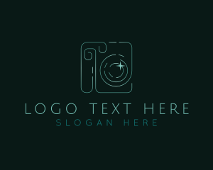 Lens - Elegant Camera Photography logo design