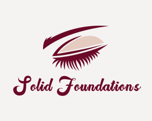 Cosmetic Surgery - Lady Beauty Eyelash logo design