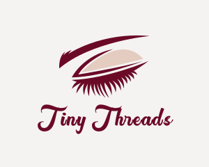 Lady Beauty Eyelash logo design