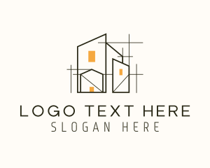 Home Builder - Architect Home Real Estate logo design