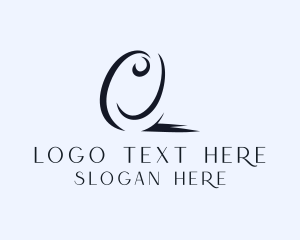 Stylish Glam Cursive Logo