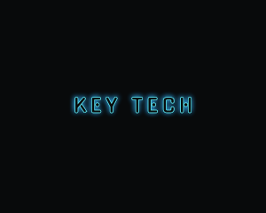 High Tech Neon hacker  logo design