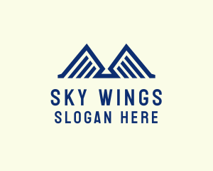 Airline Aviation Wings  logo design