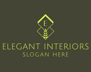 Natural Organic Plant logo design