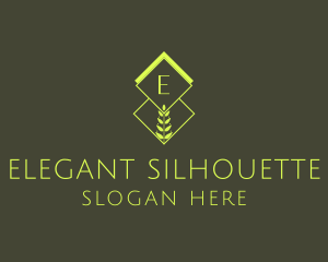 Natural Organic Plant logo design