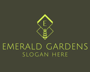 Natural Organic Plant logo design