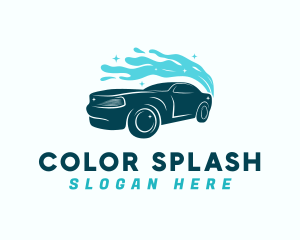 Clean Splash Car logo design