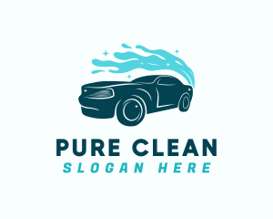 Clean Splash Car logo design