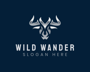 Wild Bull Taurus logo design