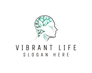 Leaf Mindset Therapy logo design