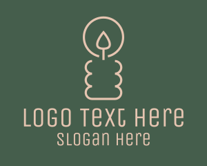 Vigil - Candle Home Decor logo design