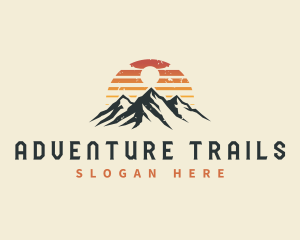 Mountain Peak Adventure logo design