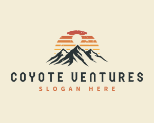 Mountain Peak Adventure logo design