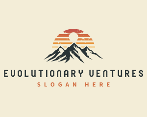 Mountain Peak Adventure logo design