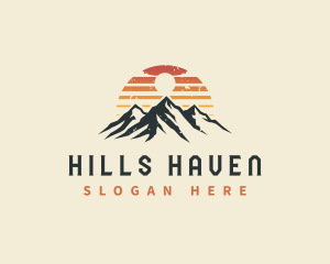 Mountain Peak Adventure logo design