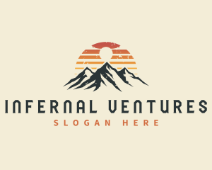 Mountain Peak Adventure logo design