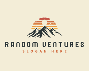 Mountain Peak Adventure logo design