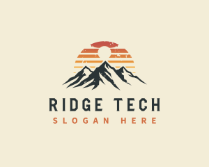 Mountain Peak Adventure logo design