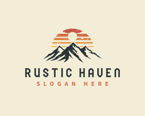 Mountain Peak Adventure logo design