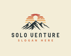 Mountain Peak Adventure logo design