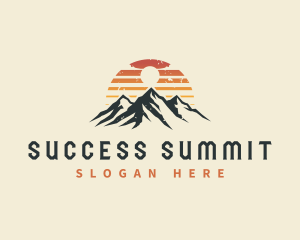 Mountain Peak Adventure logo design