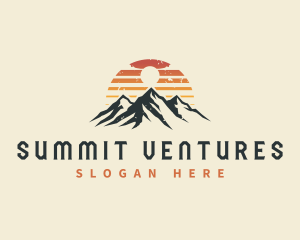 Mountain Peak Adventure logo design