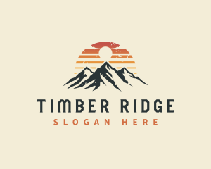 Mountain Peak Adventure logo design