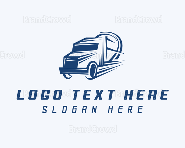 Freight Courier Trucking Logo