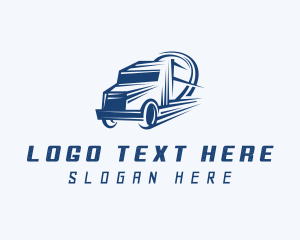 Shipment - Freight Courier Trucking logo design