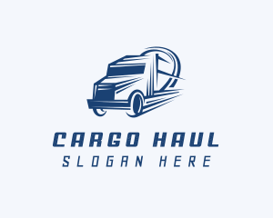 Freight Courier Trucking logo design