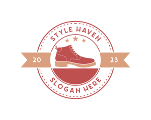 Loafer - Boots Fashion Shoes logo design