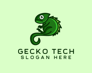 Gecko - Iguana Lizard Gecko logo design