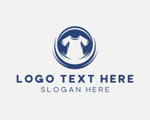 Laundromat - T-shirt Clothing Printing logo design