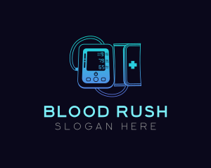 Medical Blood Pressure Equipment logo design